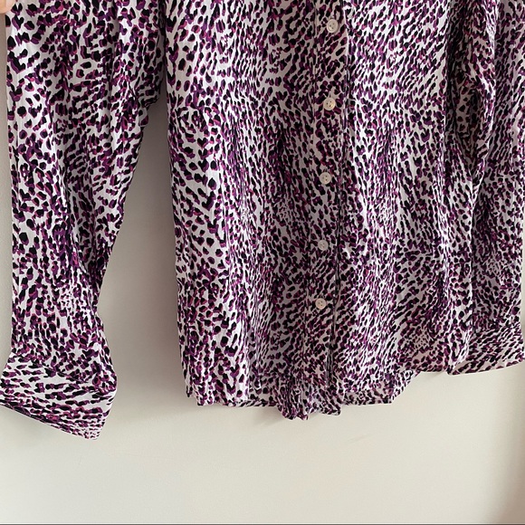 Foxcroft Printed Button Down Shirt - Picture 3 of 10